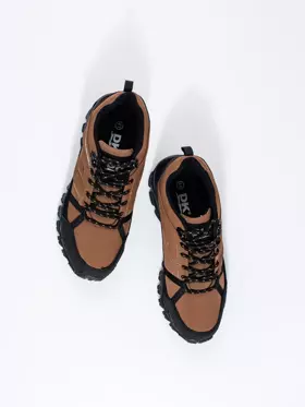 Brązowe buty trekkingowe męskie DK aqua Softshell