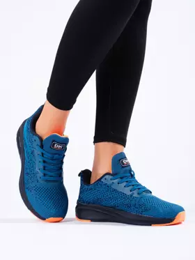 Buty sportowe damskie fitness DK niebieskie