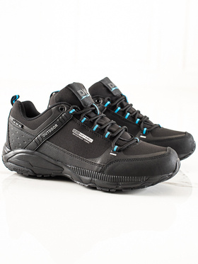 Trekkingowe buty męskie DK czarne Aqua Softshell