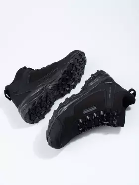 Wysokie buty trekkingowe męskie DK czarne Softshell